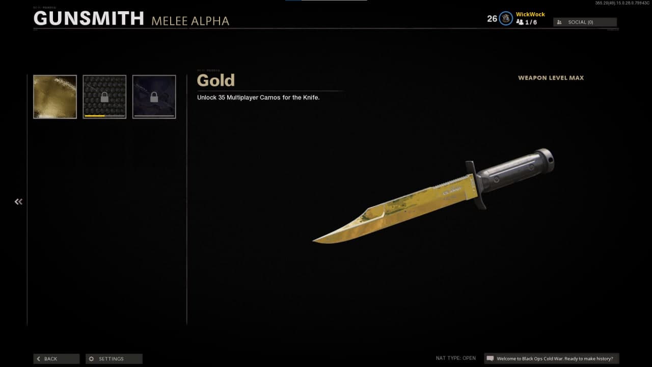 Gold Knife