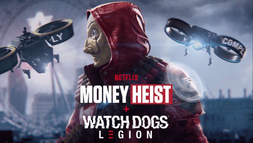 money heist در watchdogs legion