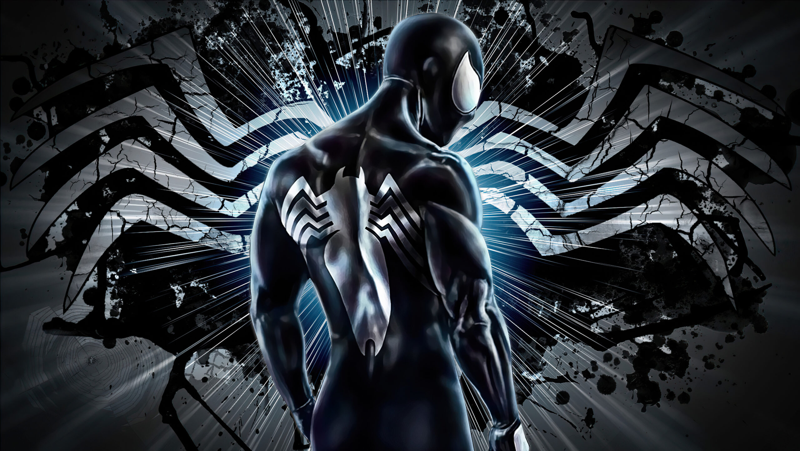 black suit spider man